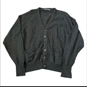 Vintage Puritan Aquaknit Cardigan Sweater Mens M Pure Virgin Lambs Wool